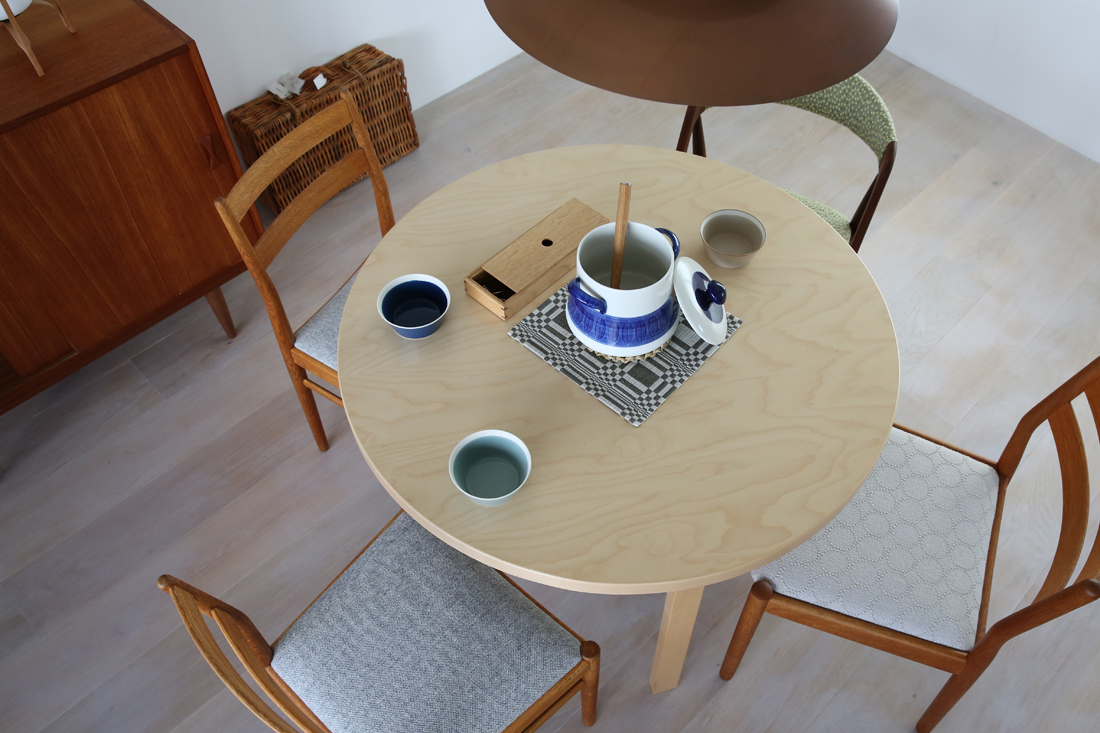 Artek アルテック TABLE 90A テーブル Φ100cm （厚み 4cm