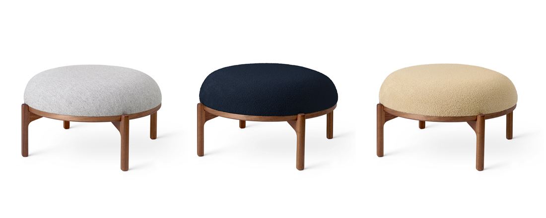 人と空間をつなぐやさしいフォルムRF1903Fサイドウェイフットスツール