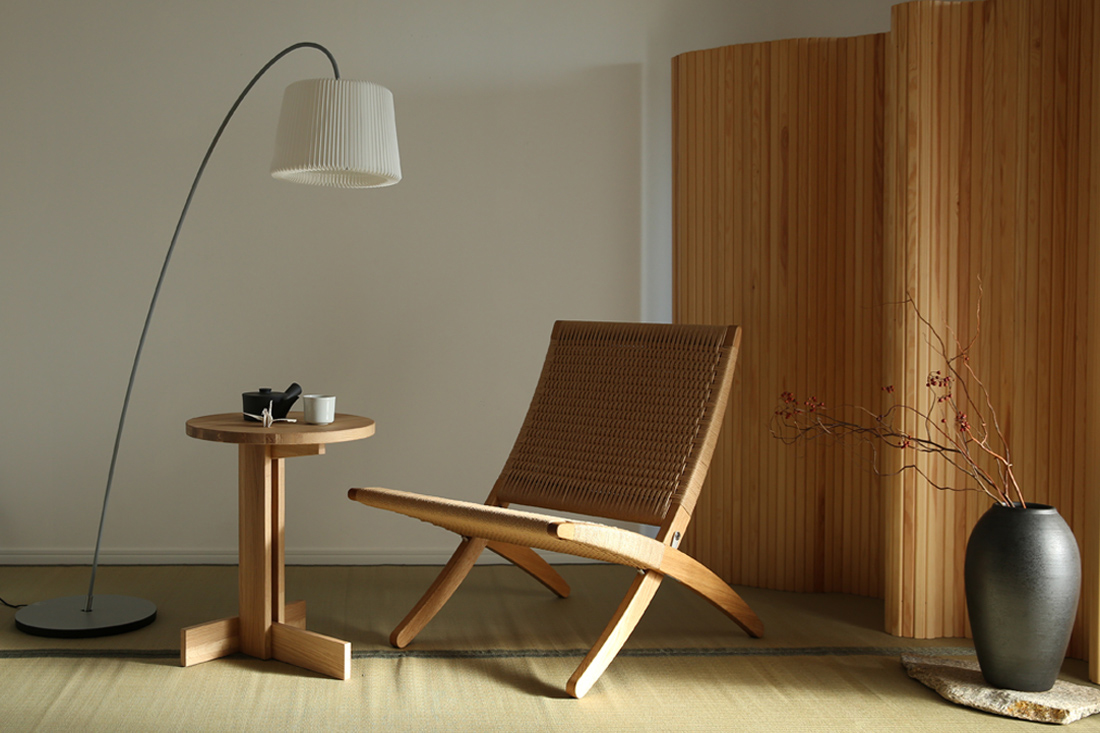 SNOWDROP フロアランプ グレー