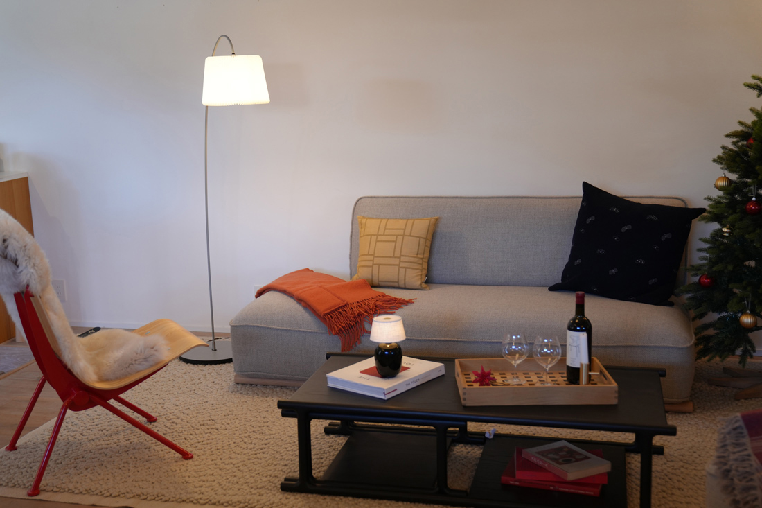 SNOWDROP フロアランプ グレー