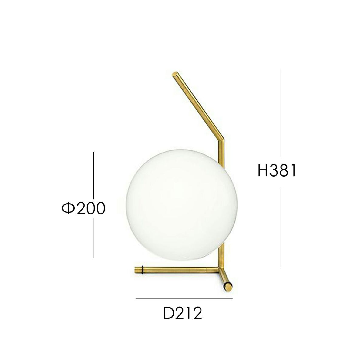 FLOS(フロス) / IC LIGHTS T1 LOW（アイシーライツT1 LOW）/ ゴールド