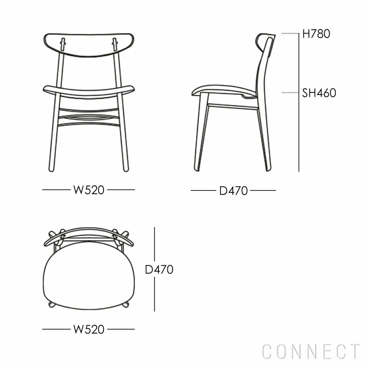 CARL HANSEN&SON （カールハンセン＆サン） CH30P / ウォールナット材・オイルフィニッシュ