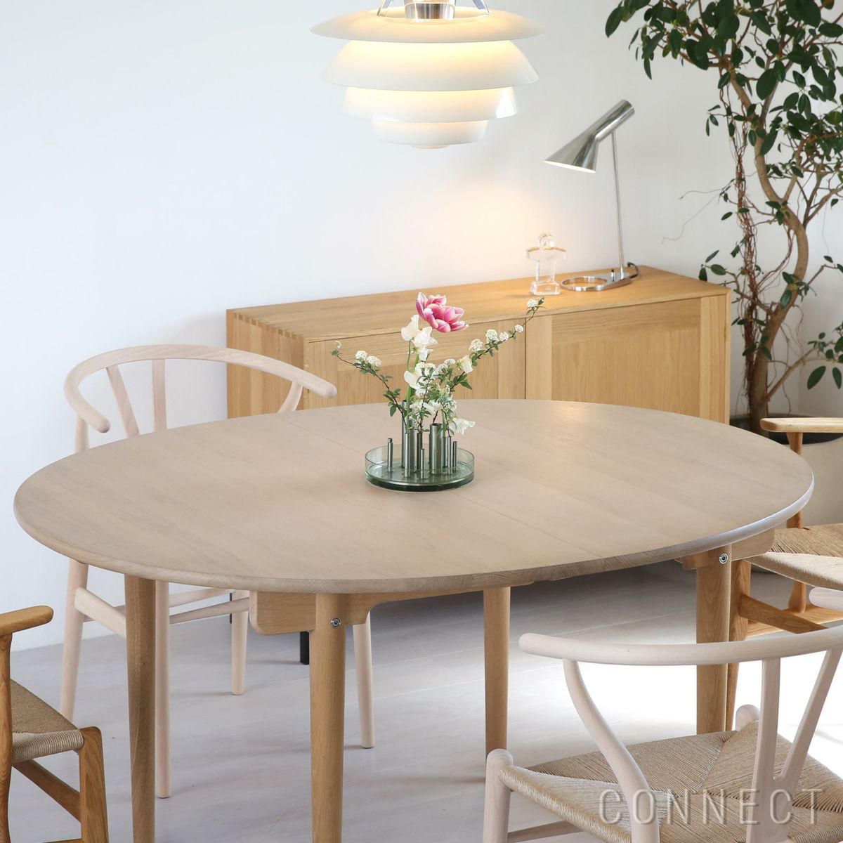 CARL HANSEN&SON （カールハンセン＆サン） CH337 / ダイニングテーブル 　オーク材・ホワイトオイルフィニッシュ