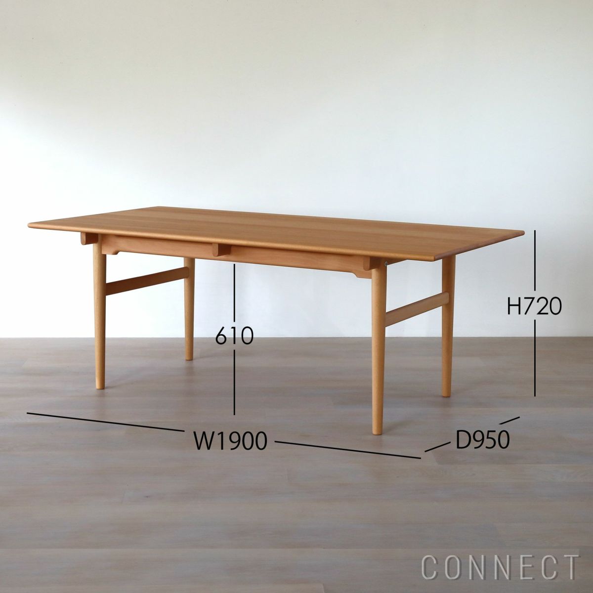 CARL HANSEN & SON （カール・ハンセン＆サン） / CH327 ダイニングテーブル / ビーチ材・オイル仕上げ / 190×95cm