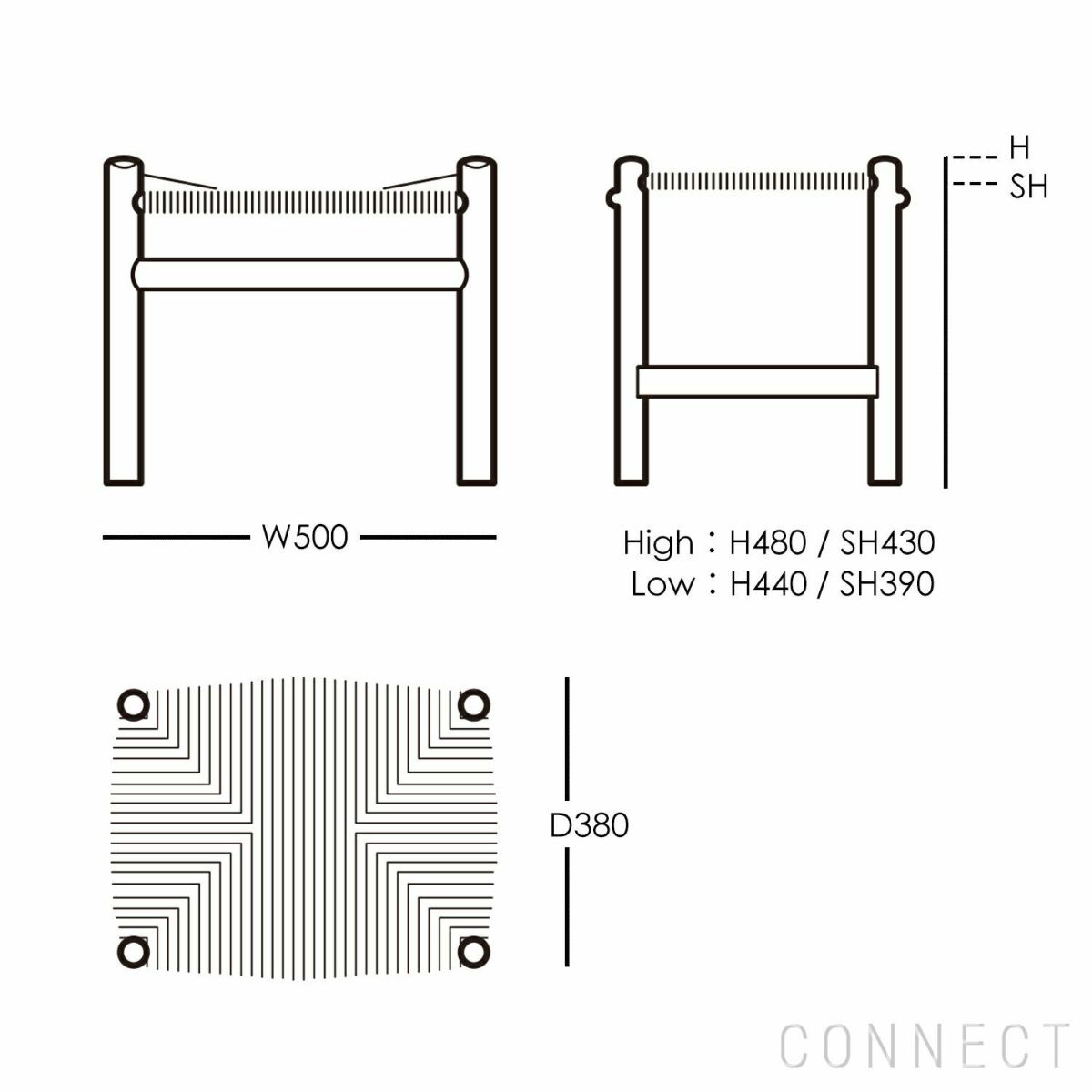 CARL HANSEN & SON （カール・ハンセン＆サン） / CH53 / ビーチ材・ソープ仕上げ