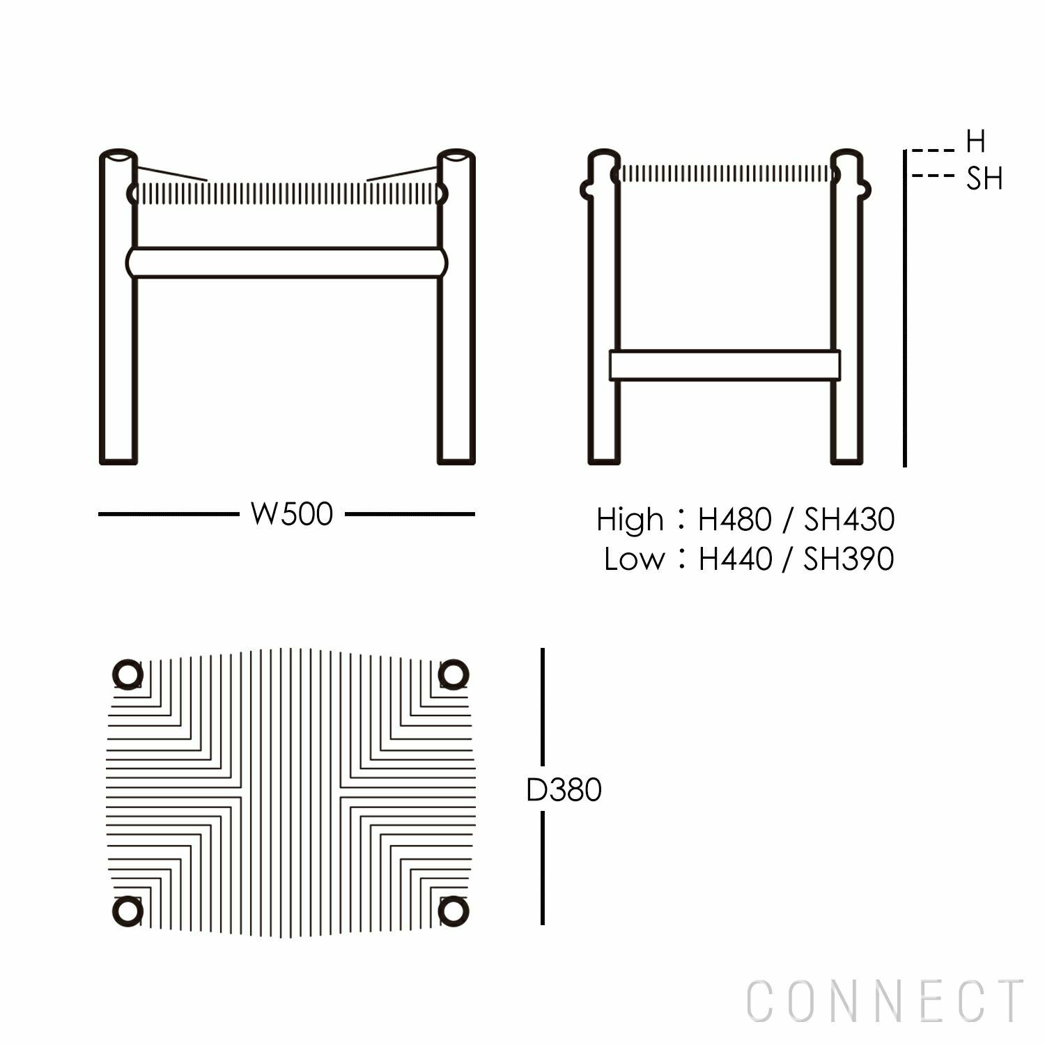 CARL HANSEN&SON （カールハンセン＆サン） CH53 / オーク材・オイルフィニッシュ