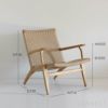 CARL HANSEN&SON （カールハンセン＆サン） CH25 / オーク材・オイルフィニッシュ / ナチュラルペーパーコード