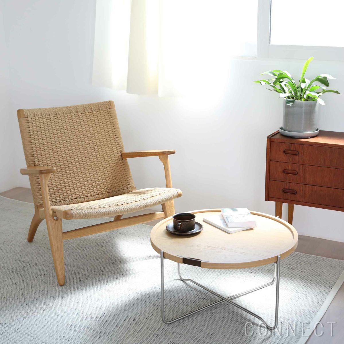 CARL HANSEN&SON （カールハンセン＆サン） CH25 / オーク材・オイルフィニッシュ / ナチュラルペーパーコード