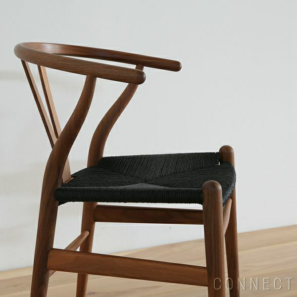 CARL HANSEN & SON （カール・ハンセン＆サン） / CH24 / Yチェア（ワイチェア） ウォルナット材・オイル仕上げ・ブラックペーパーコード
