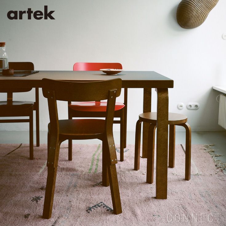 artek(アルテック) / STOOL E60 (スツールE60) / ウォルナット ステイン
