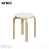 Artek（アルテック） / STOOL E60（スツールE60） / バーチ材 / 座面・ホワイトラミネート