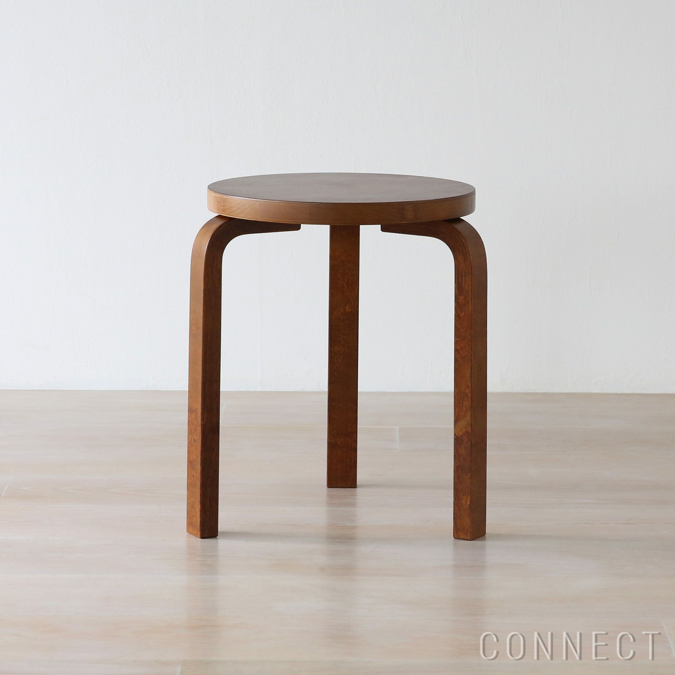 Artek（アルテック） / STOOL 60（スツール60） / バーチ材・ウォルナットステイン仕上げ