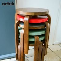 Artek（アルテック） / STOOL 60（スツール60） / バーチ材・ウォルナットステイン仕上げ