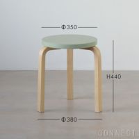Artek（アルテック） / STOOL 60（スツール60） / パイミオカラー / バーチ材 / 座面・グリーンラッカー / スツール