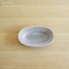 yumiko iihoshi porcelain （イイホシユミコ）/ Oval plate S / オーバルプレート　S (mist beige)