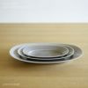yumiko iihoshi porcelain （イイホシユミコ）/ Oval plate M / オーバルプレート　M (mist beige)