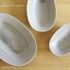 yumiko iihoshi porcelain （イイホシユミコ）/ Oval plate M / オーバルプレート　M (mist beige)