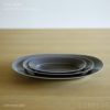 yumiko iihoshi porcelain （イイホシユミコ）/ Oval plate L / オーバルプレート　L (moon gray)