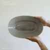 yumiko iihoshi porcelain （イイホシユミコ）/ Oval plate L / オーバルプレート　L (mist beige)