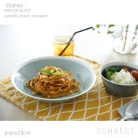 yumiko iihoshi porcelain （イイホシユミコ） dishes（ディッシーズ） プレート23cm 〈pistachio green〉ピスタチオグリーン