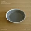 yumiko iihoshi porcelain （イイホシユミコ） dishes（ディッシーズ） プレート23cm 〈fog gray〉フォググレー