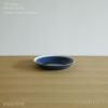 yumiko iihoshi porcelain （イイホシユミコ） dishes（ディッシーズ） プレート23cm 〈ink blue〉インクブルー