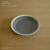 yumiko iihoshi porcelain （イイホシユミコ） dishes（ディッシーズ） プレート22cm  〈fog gray〉フォググレー