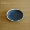 yumiko iihoshi porcelain （イイホシユミコ） dishes（ディッシーズ） プレート22cm 〈ink blue〉インクブルー