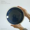 yumiko iihoshi porcelain （イイホシユミコ） dishes（ディッシーズ） プレート22cm 〈ink blue〉インクブルー