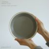 yumiko iihoshi porcelain （イイホシユミコ） dishes（ディッシーズ）  プレート20cm 〈moss gray〉モスグレー