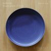 yumiko iihoshi porcelain （イイホシユミコ） ReIRABO（リイラボ） ラウンドプレート 21.5cm　〈offshore blue〉