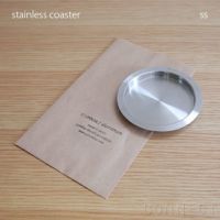 yumiko iihoshi porcelain （イイホシユミコ） stainless コースター SS