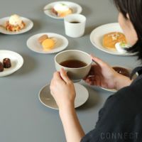 yumiko iihoshi porcelain （イイホシユミコ） OXYMORONⅡ（オクシモロン2） ティーカップ グレー