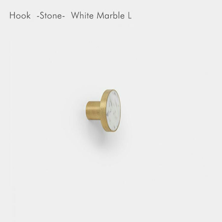 ferm LIVING （ファームリビング）/ Hook  -Stone-  White Marble L / フック