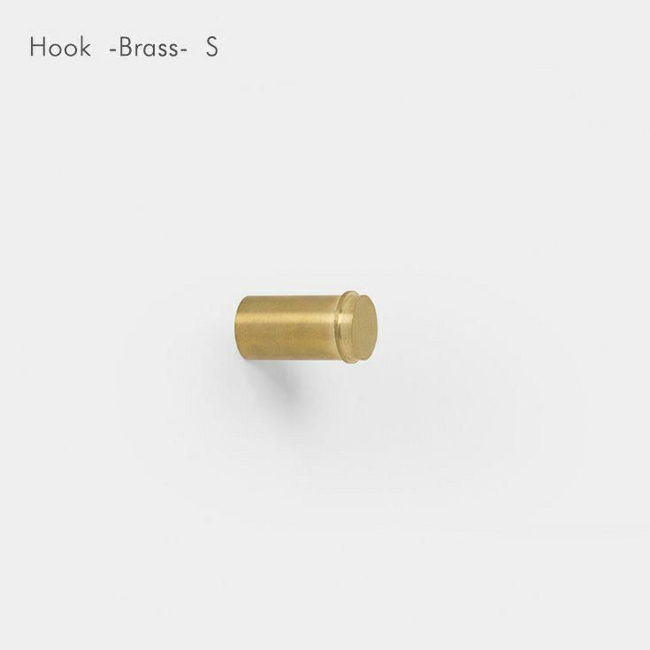 ferm LIVING （ファームリビング）/ Hook  -Brass-  S / 真鍮フック