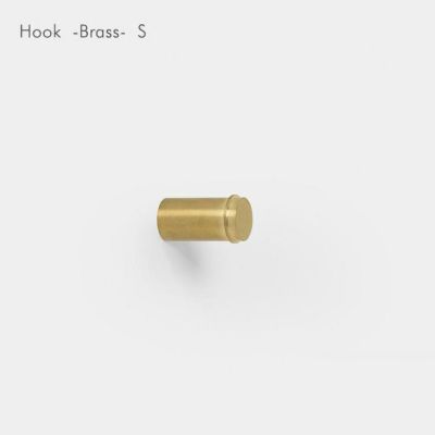 【在庫限り特別セール】Ferm Living（ファームリビング）/ Hook  -Brass-  S / 真鍮フック