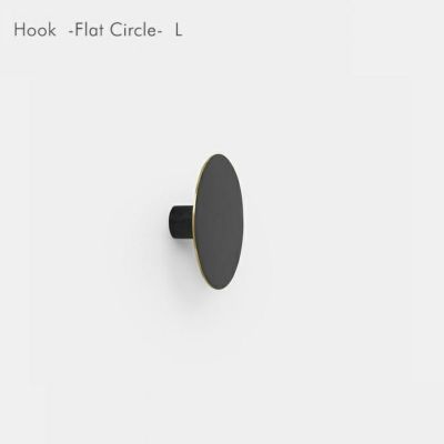 【在庫限り特別セール】Ferm Living（ファームリビング）/ Hook  -BLACK BRASS-  L / 真鍮フック