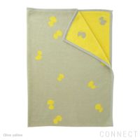 KLIPPAN（クリッパン）×amina perhonen（ミナ ペルホネン） CHOUCHO シングル コットンブランケット 140×180cm