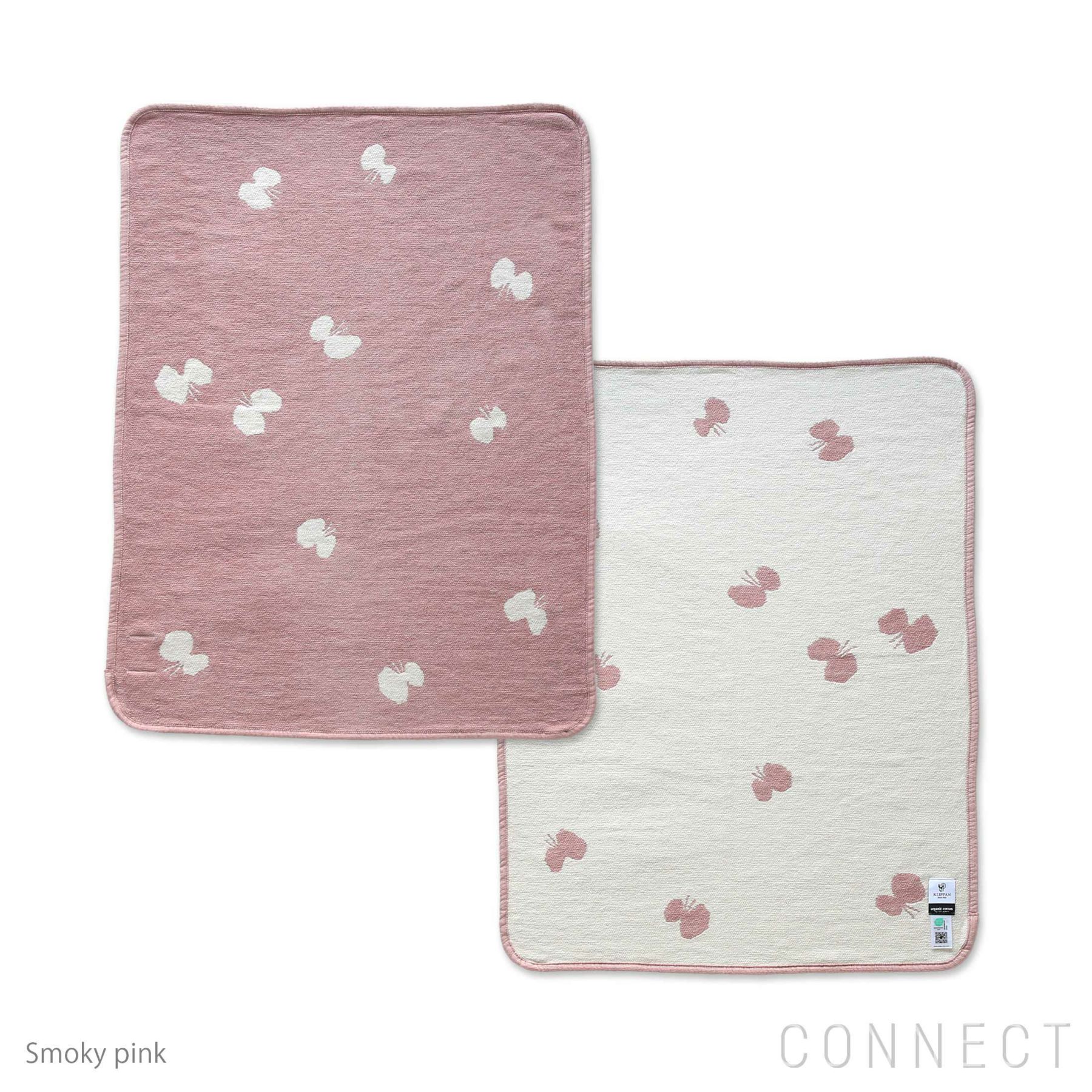 KLIPPAN（クリッパン）×mina perhonen（ミナ ペルホネン） / CHOUCHO ミニ　コットンブランケット　70×90cm