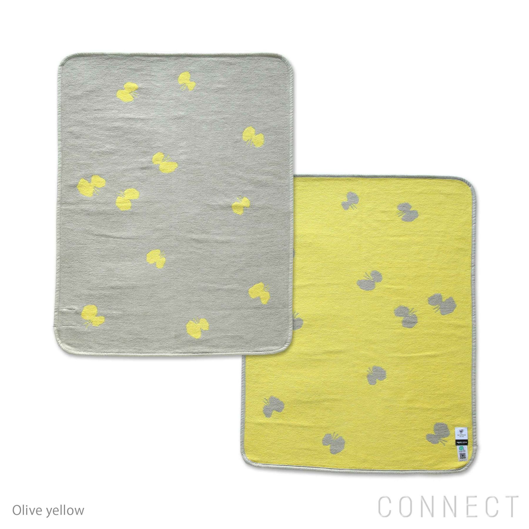 KLIPPAN（クリッパン）×mina perhonen（ミナ ペルホネン） / CHOUCHO ミニ　コットンブランケット　70×90cm