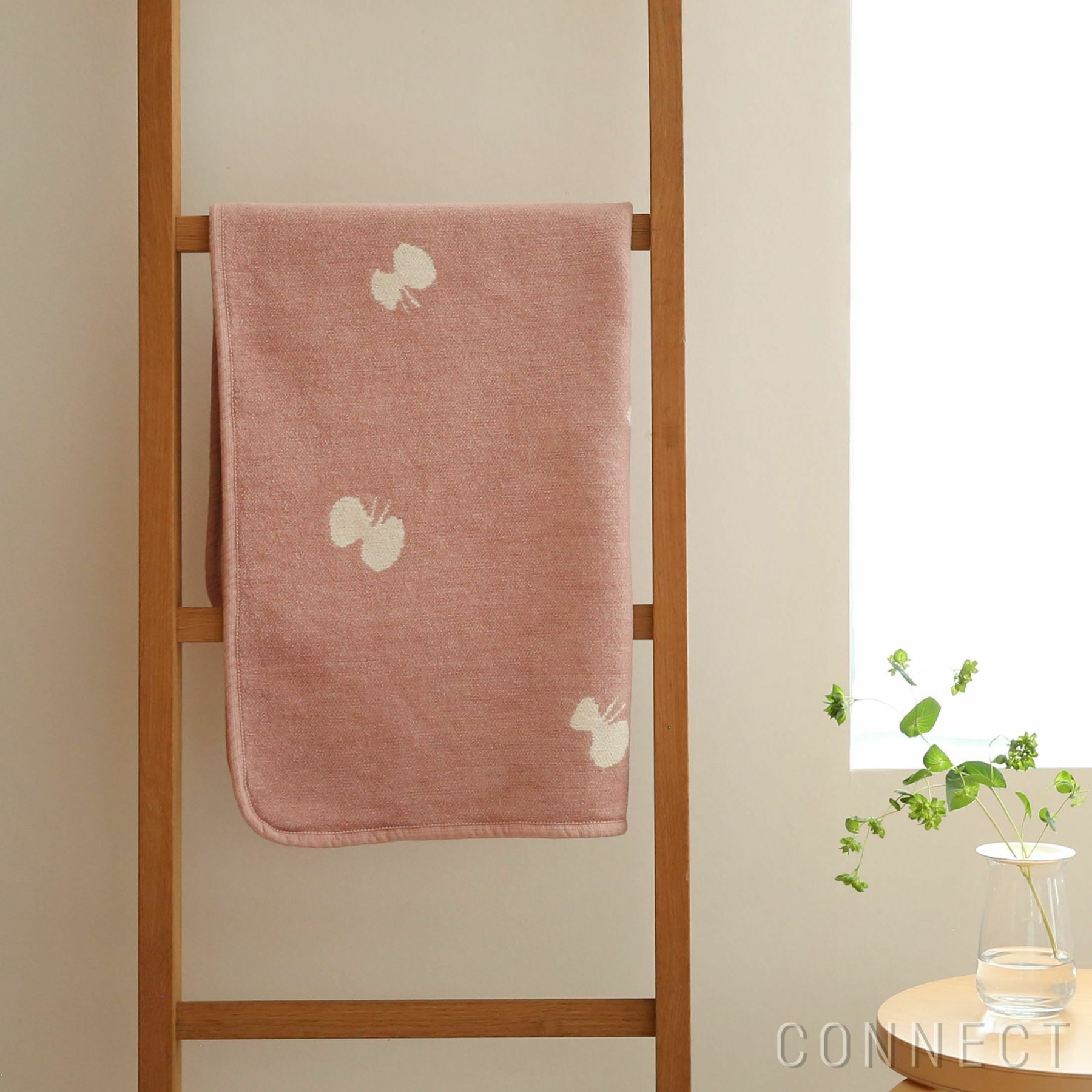 KLIPPAN（クリッパン）×mina perhonen（ミナ ペルホネン） / CHOUCHO ミニ　コットンブランケット　70×90cm