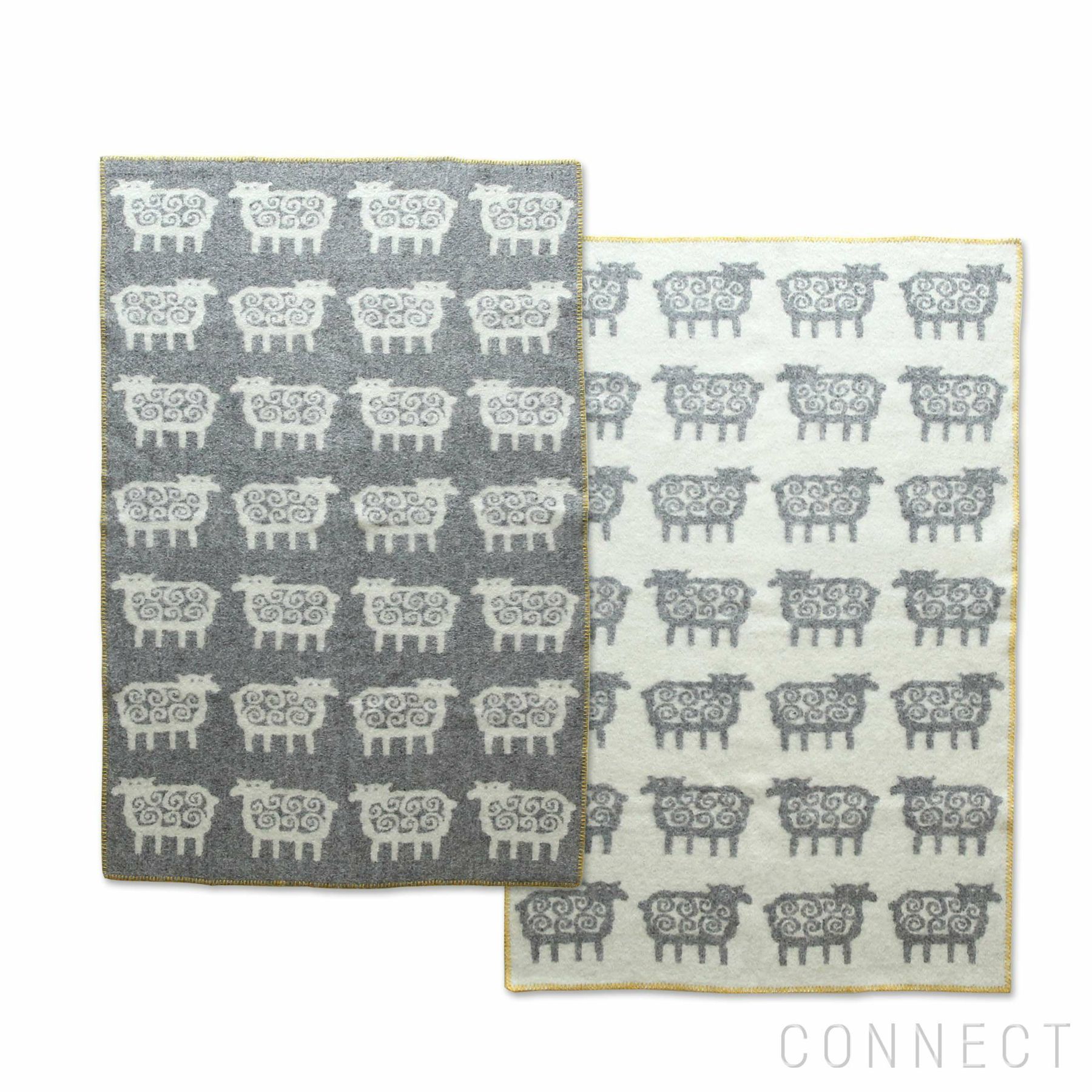 KLIPPAN（クリッパン） ウールブランケット〈ベングトのヒツジ〉 ハーフサイズ90×130cm