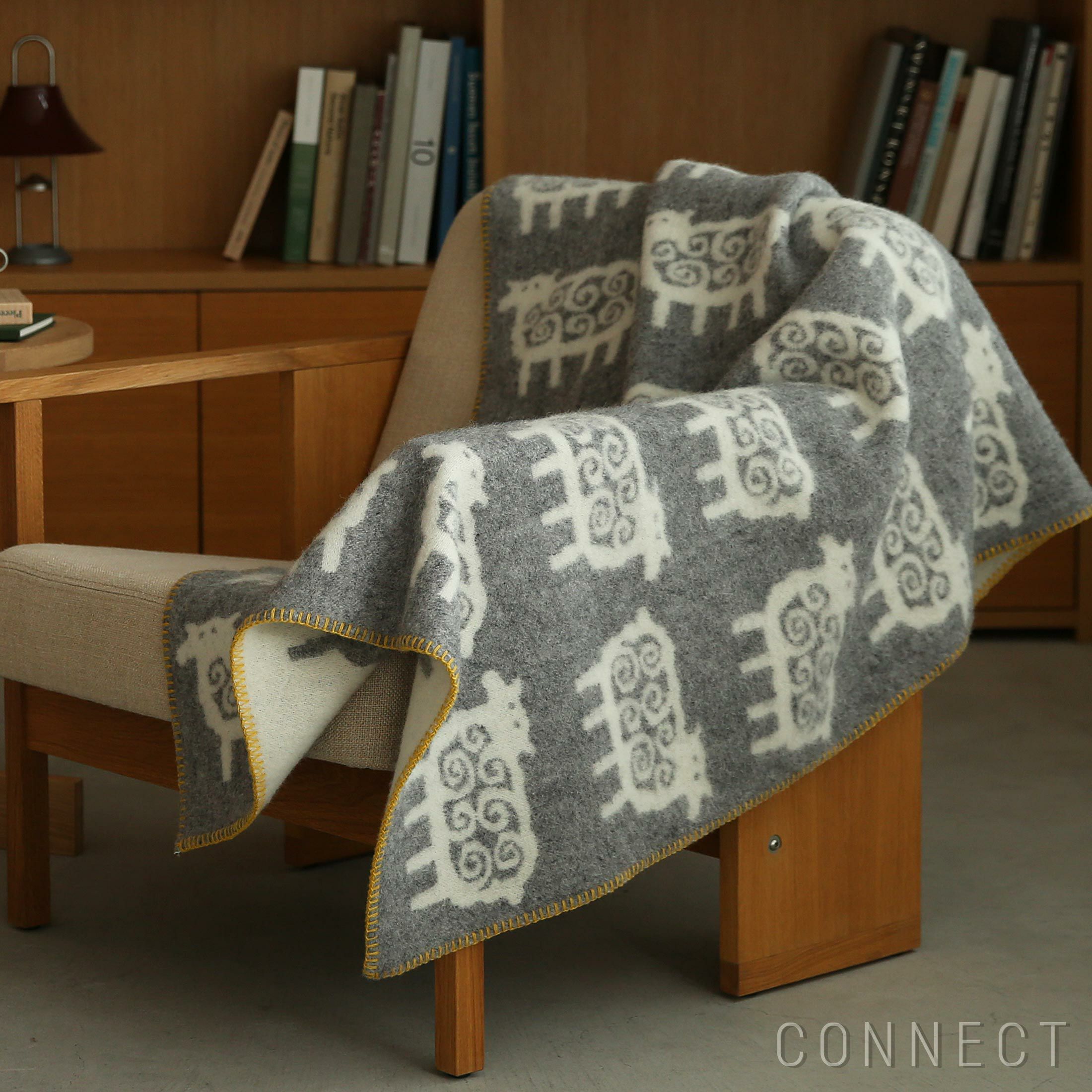 KLIPPAN（クリッパン） ウールブランケット〈ベングトのヒツジ〉 ハーフサイズ90×130cm