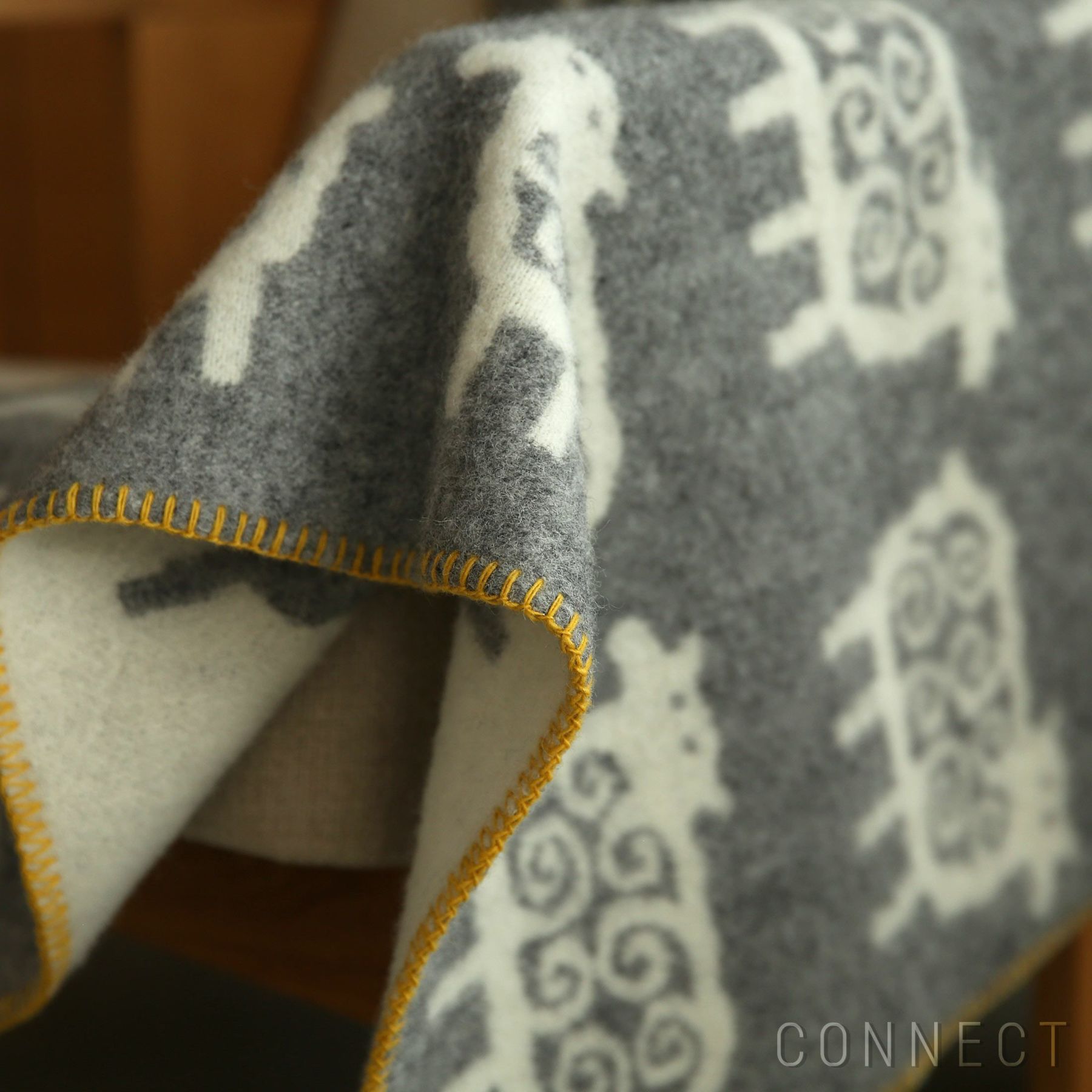 KLIPPAN（クリッパン） ウールブランケット〈ベングトのヒツジ〉 ハーフサイズ90×130cm