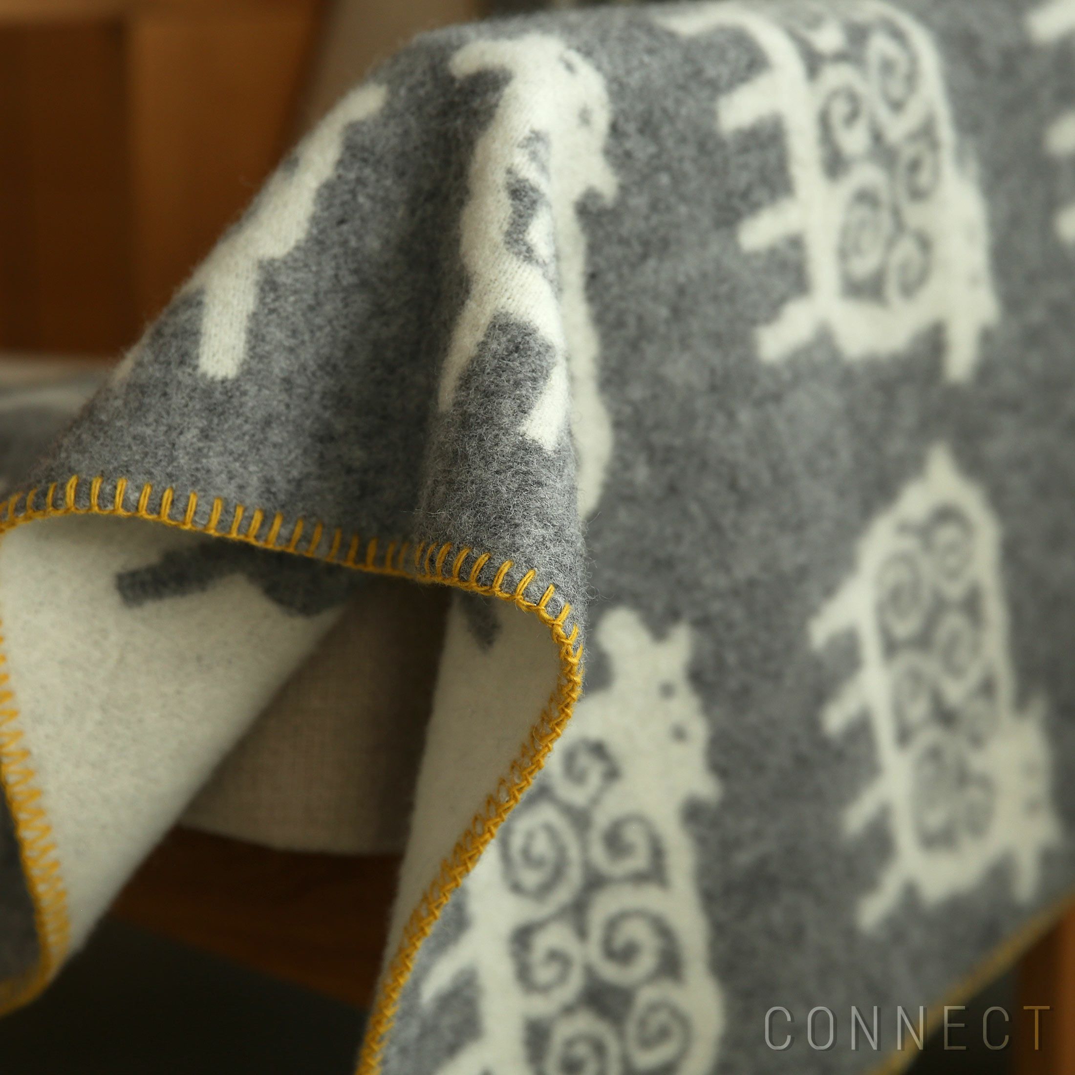 KLIPPAN（クリッパン） ウールブランケット〈ベングトのヒツジ〉 ハーフサイズ90×130cm