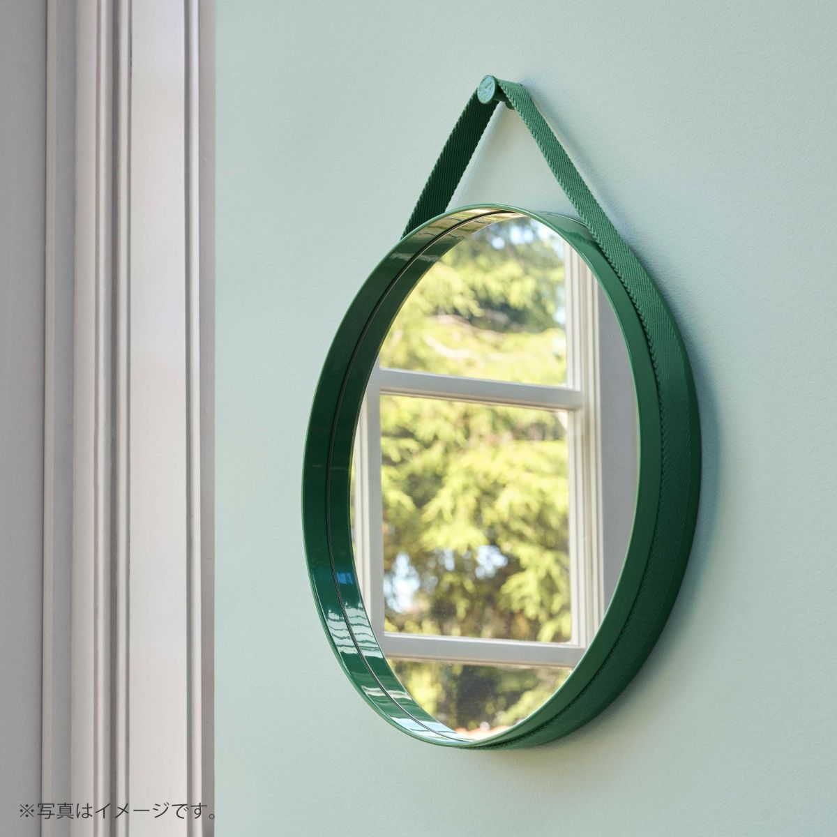 HAY（ヘイ） / STRAP MIRROR NO 2（ストラップミラー） / Φ50cm / ライトグレー / ミラー