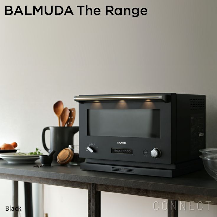 バルミューダ オーブンレンジ BALMUDA The Range K04A-BK 公式通販安い
