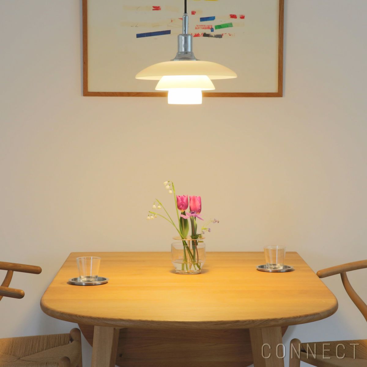 louis poulsen(ルイスポールセン)/　PH3 1/2-3  グラス　Pendant　シルヴァー・クローム