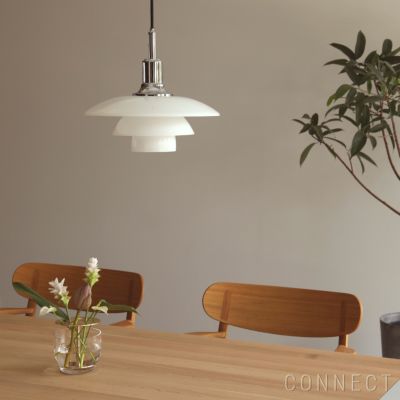 【コードカット無料】Louis Poulsen(ルイスポールセン)/　PH 3 1/2-3 グラス　Pendant　シルヴァー・クローム