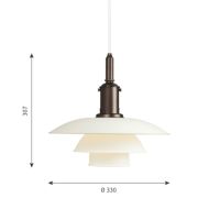 louis poulsen(ルイスポールセン)/　PH3 1/2-3  Pendant　ホワイト